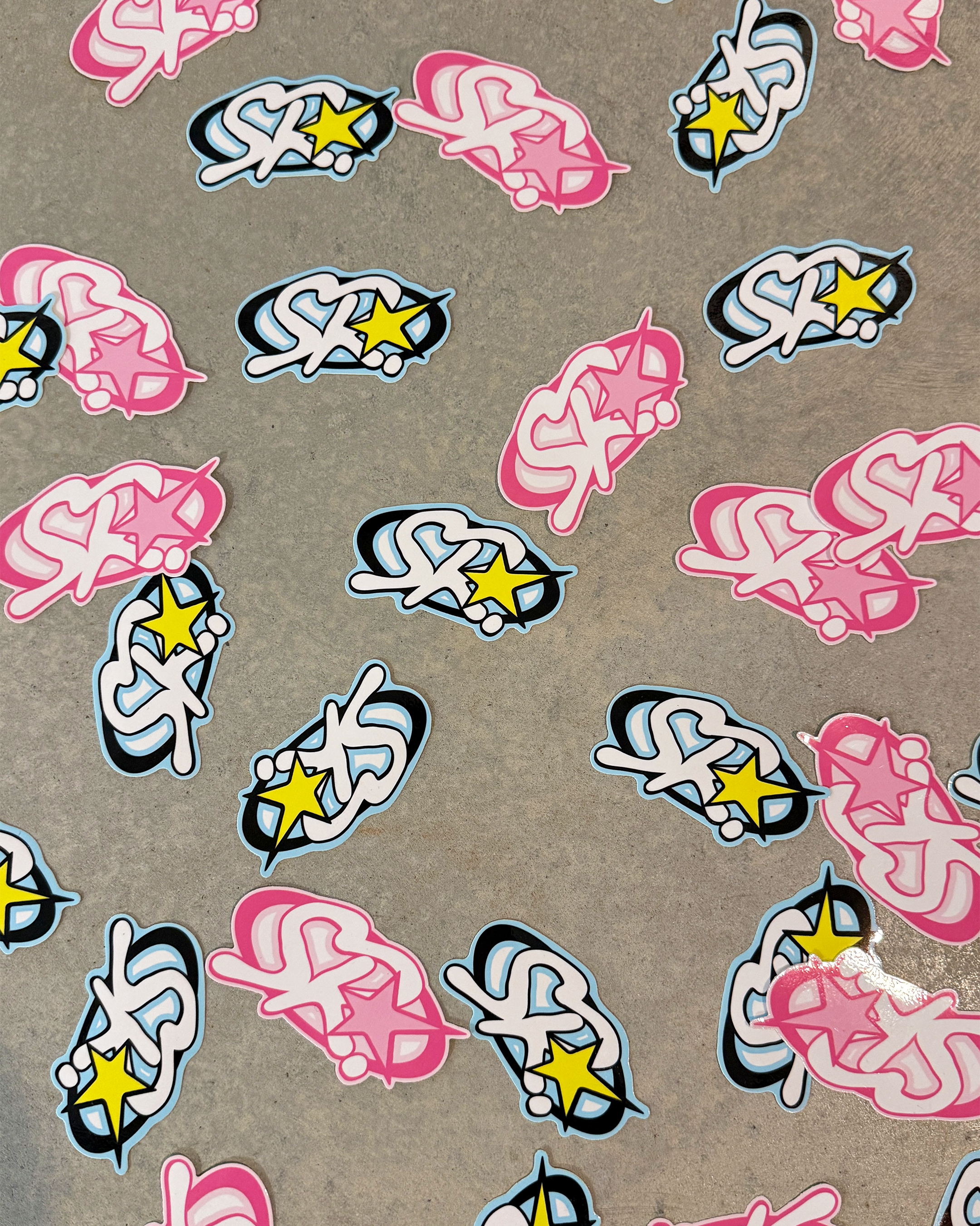 SR STICKERS - 4 PACK